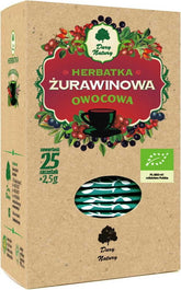 Tisane de canneberge BIO (25 x 25 g) - CADEAUX DE LA NATURE